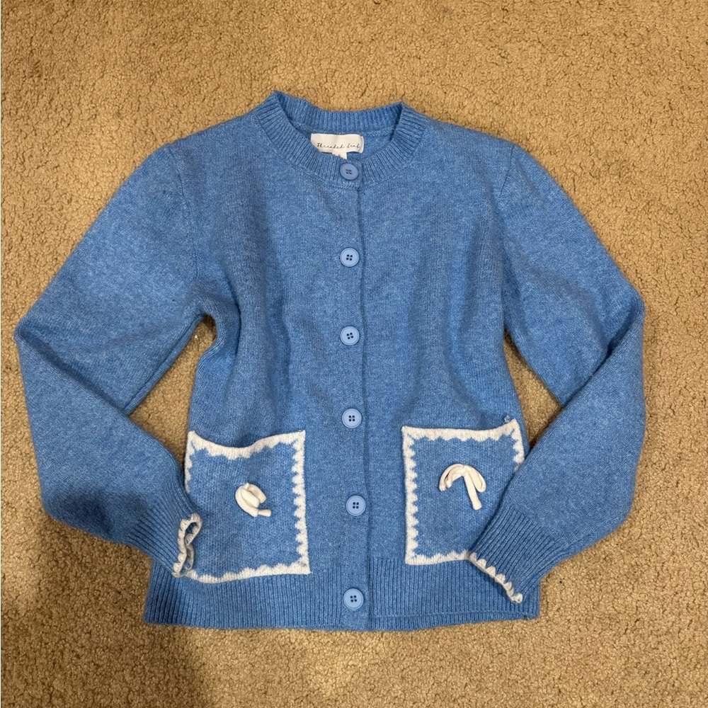 Blue Cardigan